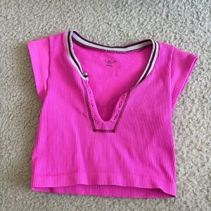 Urban Outfitters Vibrant Pink crop top